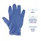 Boardwalk 380 Series 4 mil Thick 9.5 in. Long Powder-Free Disposable General-Purpose Nitrile Gloves - Small, Blue (100/Box)